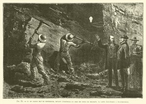 M. De Changy Demonstrates an Experiment to the Chief Engineer of Belgian Mines by French School